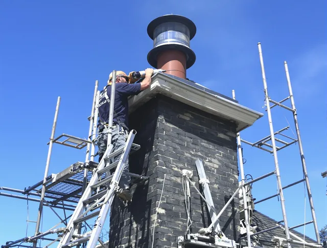 Sturdy chimney crown finished by San Dimas Chimney Sweep in San Dimas, CA