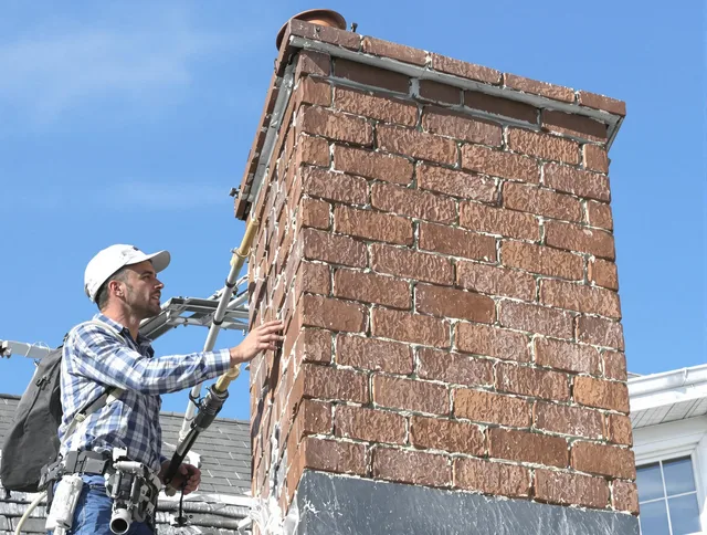 Brickwork for a chimney rebuild by San Dimas Chimney Sweep in San Dimas, CA