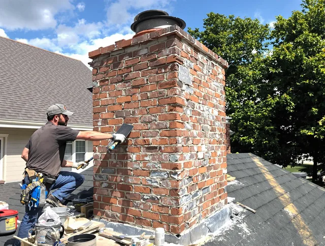 Completed chimney rebuild by San Dimas Chimney Sweep in San Dimas, CA