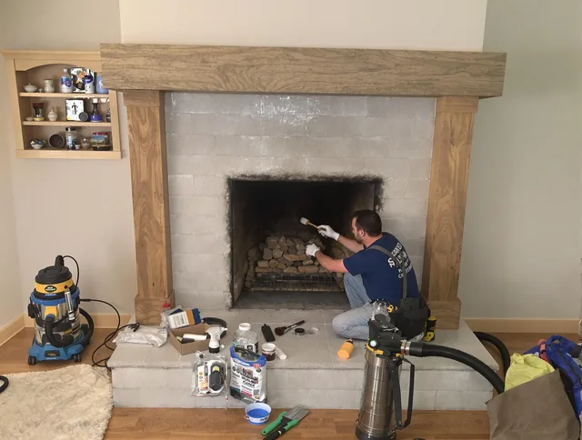Detailed creosote removal process by San Dimas Chimney Sweep in San Dimas, CA