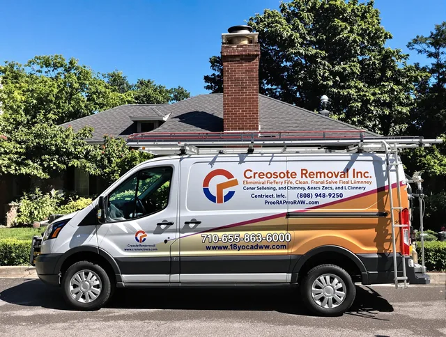 San Dimas Chimney Sweep technician removing creosote safely in San Dimas, CA