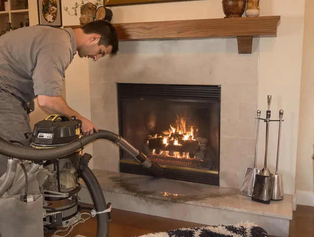 Routine fireplace upkeep by San Dimas Chimney Sweep in San Dimas, CA