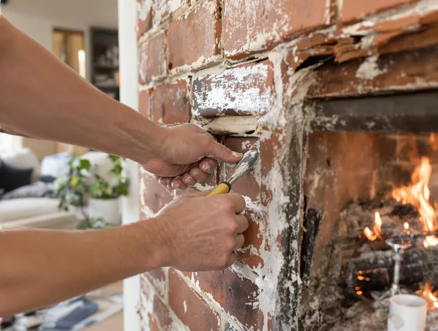 Routine fireplace repair by San Dimas Chimney Sweep in San Dimas, CA
